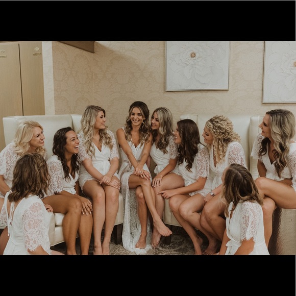 Charlotte Russe Other - Wedding day bridal getting ready white romper pack